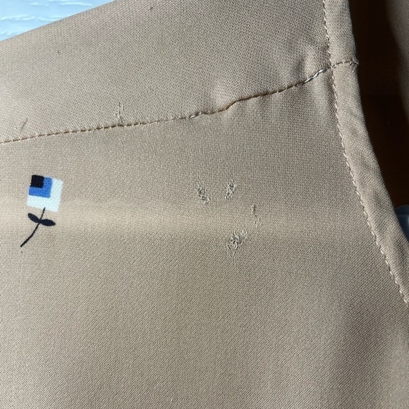 RACHEL Comey Button Front Silk Shirt Size 6 - Picture 5 of 6